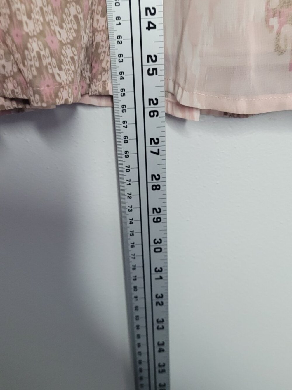 Y2k Jones Wear pink girlie feminine coquette mixed print a line skirt size 16 - Picture 6 of 6